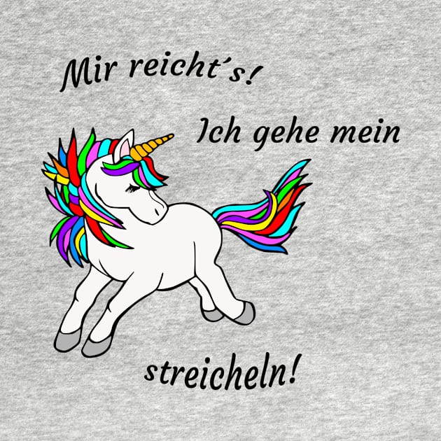 I'm going to stroke my unicorn. I have enough! by M-Hutterer